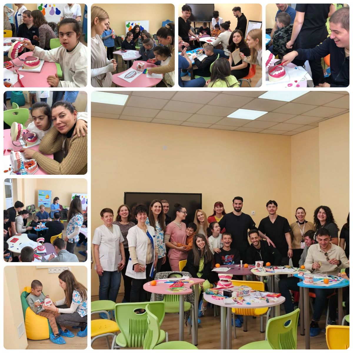 Занимание със студентите от Факултет по дентална медицина